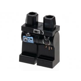 Minifigura láb - mintás/matricás™