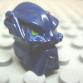 Bionicle minifigura fej, módosított - mintás/matricás