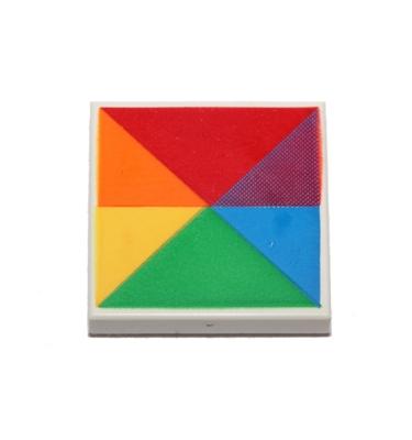 Csempe 2 x 2 - mintás/matricás