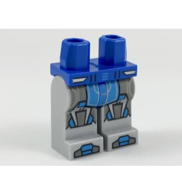 Minifigura csípő és lábak - mintás/matricás