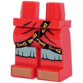 Minifigura láb - mintás/matricás™