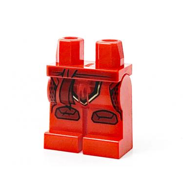 Minifigura csípő és lábak - mintás/matricás
