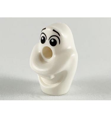 Minifigura fej (Olaf) - mintás/matricás