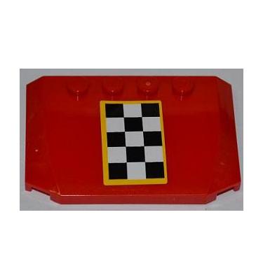 Ék elem 4 x 6 x 2/3 - mintás/matricás