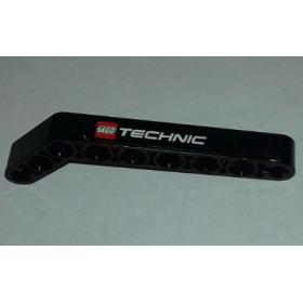 Technic hajlított emelőkar 1 x 9 - mintás/matricás™