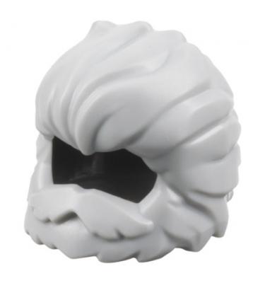 Minifigura haj szakállal