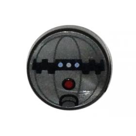 1 x 1 kerek csempe elem - mintás/matricás™