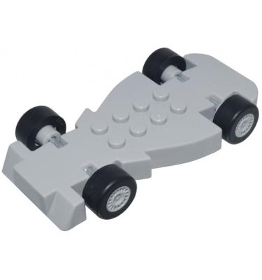 Versenyautó alap 5 x 10 kerekekkel
