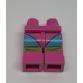 Minifigura csípő és lábak - mintás/matricás