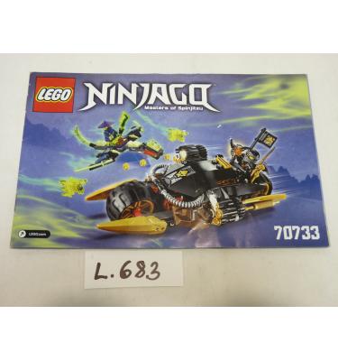 Lego Ninjago 70733 - CSAK ÖSSZERAKÁSI ÚTMUTATÓ!