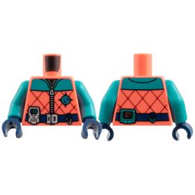 Figura felsőtest kezekkel - mintás/matricás™