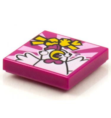 Csempe 2 x 2 - mintás/matricás