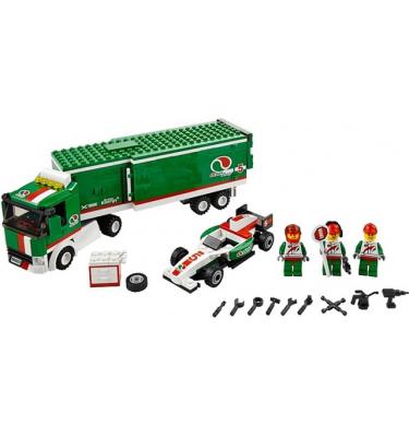 LEGO Versenyautó-szállító kamion