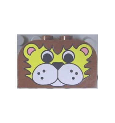 Módosított kocka 2 x 4 x 2 - mintás/matricás