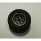 Kerék 36.8mm D. x 26mm VR, fekete gumiabronccsal 49.6 x 28 VR