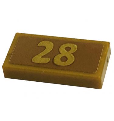 Csempe 1 x 2 - mintás/matricás