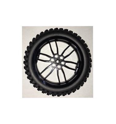 Kerék 75mm D. x 17mm fekete abronccsal