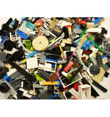 1 kg ömlesztett, új LEGO alkatrész