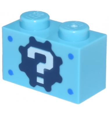 Kocka 1 x 2 - mintás/matricás