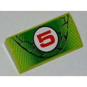 Lejtő, íves 2 x 4 x 2/3 - mintás/matricás™