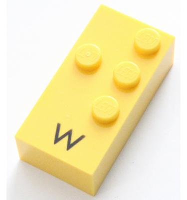 Braille-írásos kocka 2 x 4 (W)
