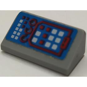 Lejtő 30° 1 x 2 x 2/3 - mintás/matricás™