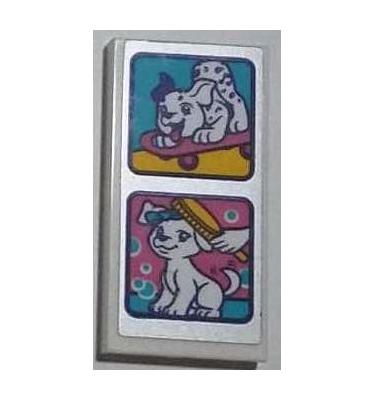 Csempe 2 x 4 - mintás/matricás