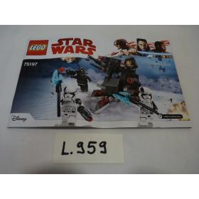 Lego Star Wars 75197 - CSAK ÖSSZERAKÁSI ÚTMUTATÓ!™