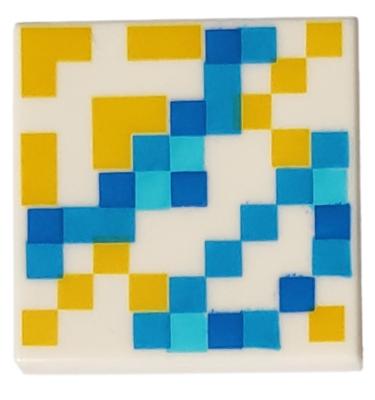 Csempe 2 x 2 - mintás/matricás