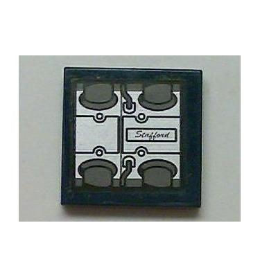Csempe 2 x 2 - mintás/matricás