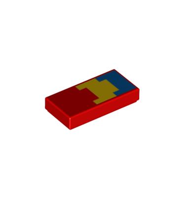 Csempe 1 x 2 - mintás/matricás