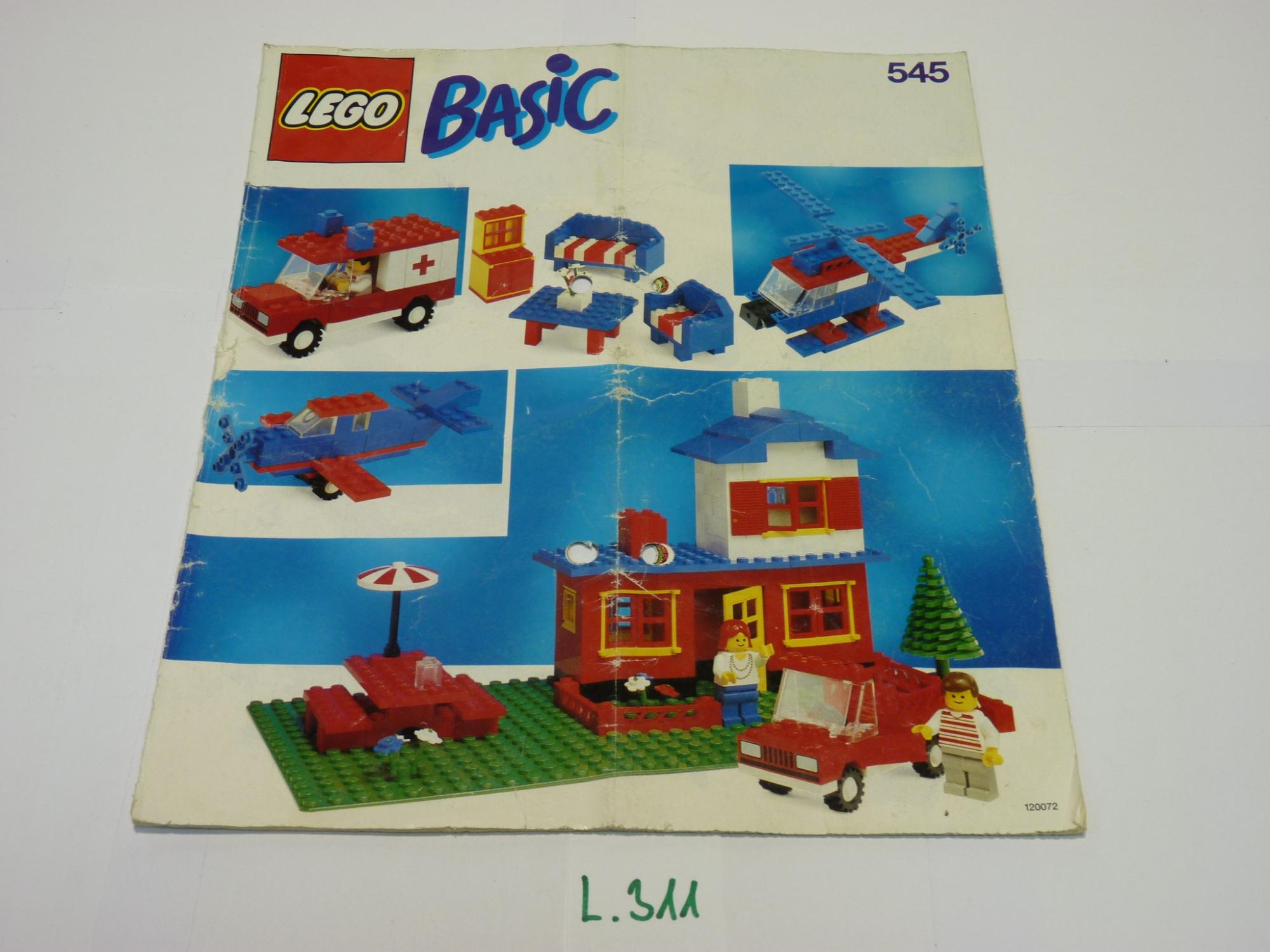 Lego Basic 545 CSAK OSSZERAKASI UTMUTATO Kockafalu