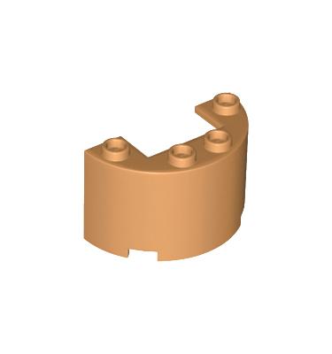 Fél henger 2 x 4 x 2
