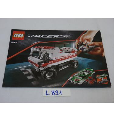 Lego Racers 8184 - CSAK ÖSSZERAKÁSI ÚTMUTATÓ!
