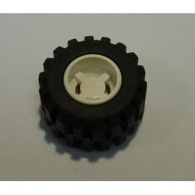 Kerék 11mm D. x 12mm, fekete 21mm D. x 12mm gumiabronccsal - Offset futófelület™