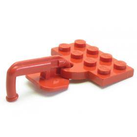 Módosított lapos elem 2 x 4, vonatcsatlakozóval, nyitott kampóval™