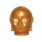 Minifigura fej (C-3PO) - mintás/matricás