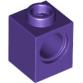 Technic kocka 1 x 1, lyukas