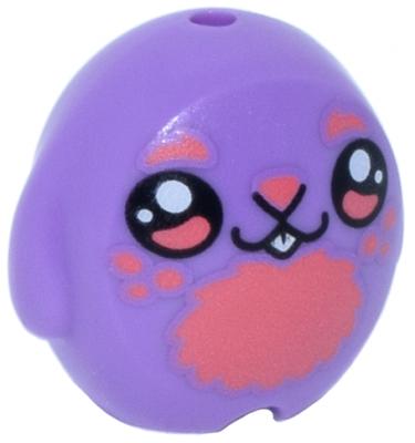 Játék nyuszi - mintás/matricás