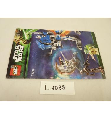 Lego Star Wars 75002 - CSAK ÖSSZERAKÁSI ÚTMUTATÓ!