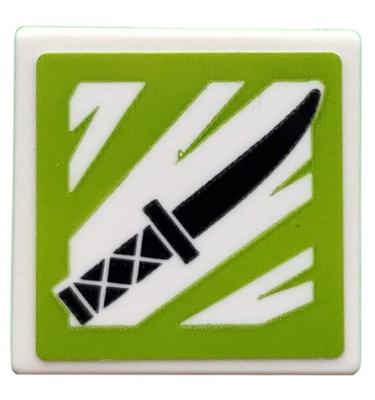 Jelzőtábla 2 x 2 - mintás/matricás