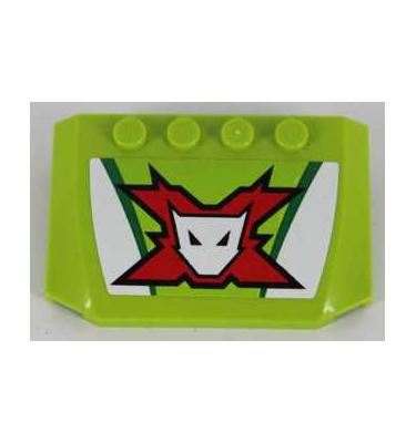 Ék elem 4 x 6 x 2/3 - mintás/matricás