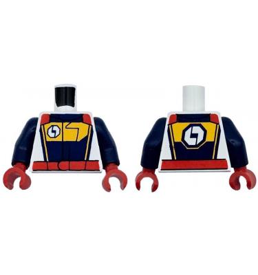 Figura felsőtest kezekkel - mintás/matricás