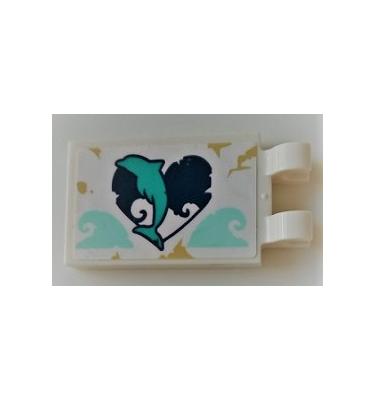 Módosított csempe 2 x 3 - mintás/matricás