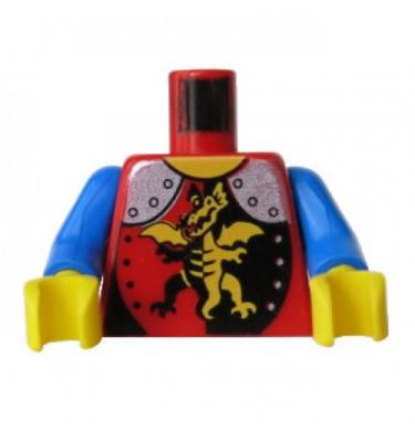 Figura felsőtest kezekkel - mintás/matricás