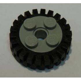 Kerék fekete gumiabronccsal 24mm D. x 8mm (Offset futófelület)™