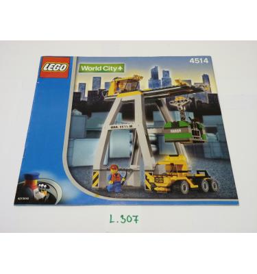 Lego Trains 4514 - CSAK ÖSSZERAKÁSI ÚTMUTATÓ