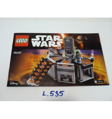 Lego Star Wars 75137 - CSAK ÖSSZERAKÁSI ÚTMUTATÓ!