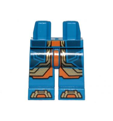 Minifigura láb - mintás/matricás